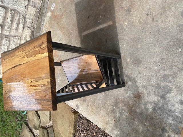 End Table with book shelf
