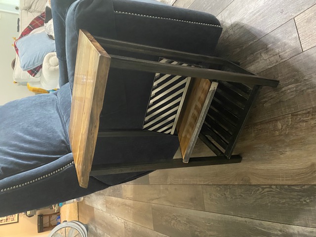 End Table with book shelf